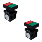 Kit Botão Duplo Xb2-el8325 | Liga/desliga | Sem Iluminação |